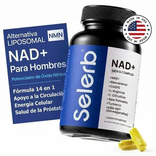 NAD+ Selerb Booster - Cuida tu Próstata y Recupera tu Potencia en la Cama Sin Efectos Secundarios