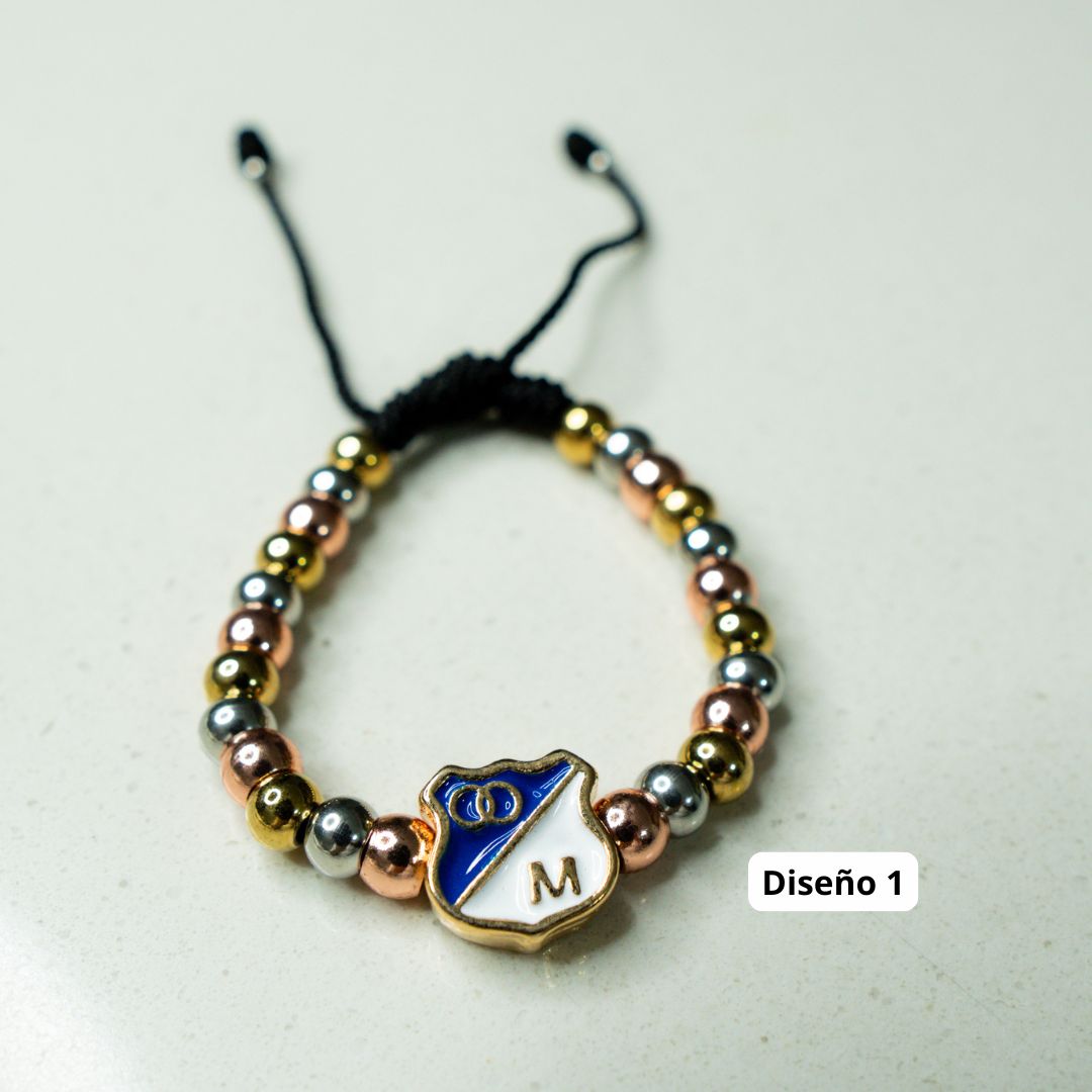 Pulsera Millonarios FC (Oro laminado 18k)