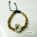 Pulsera Atletico Nacional (Oro laminado 18k)