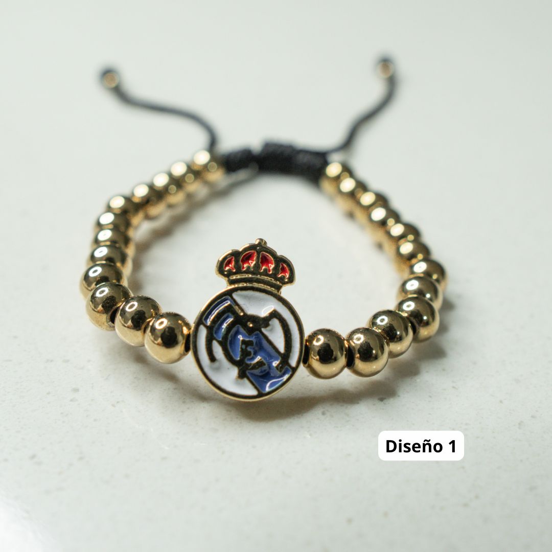 Pulsera Real Madrid (Oro laminado 18k)