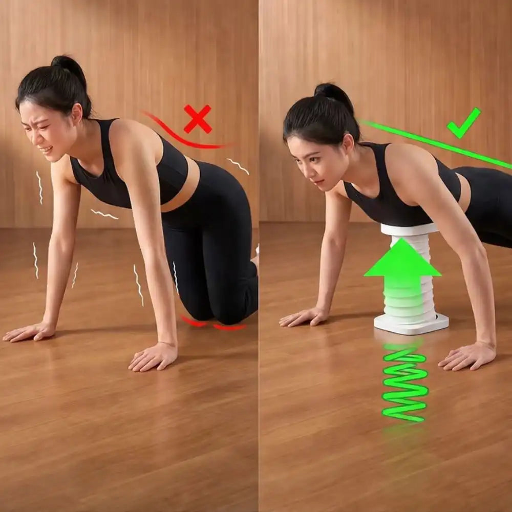 ResorFlex: Resorte de flexiones para principiantes y expertos. Trabaja todos los músculos