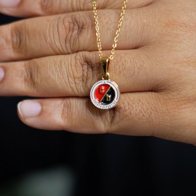 Cadena de Equipos de Fútbol Colombiano en Oro Laminado (no se pela, no cambia de color)