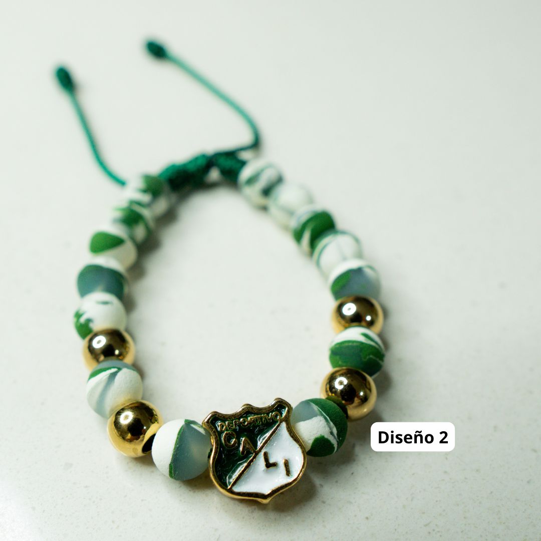 Pulsera Deportivo Cali (Oro laminado 18k)