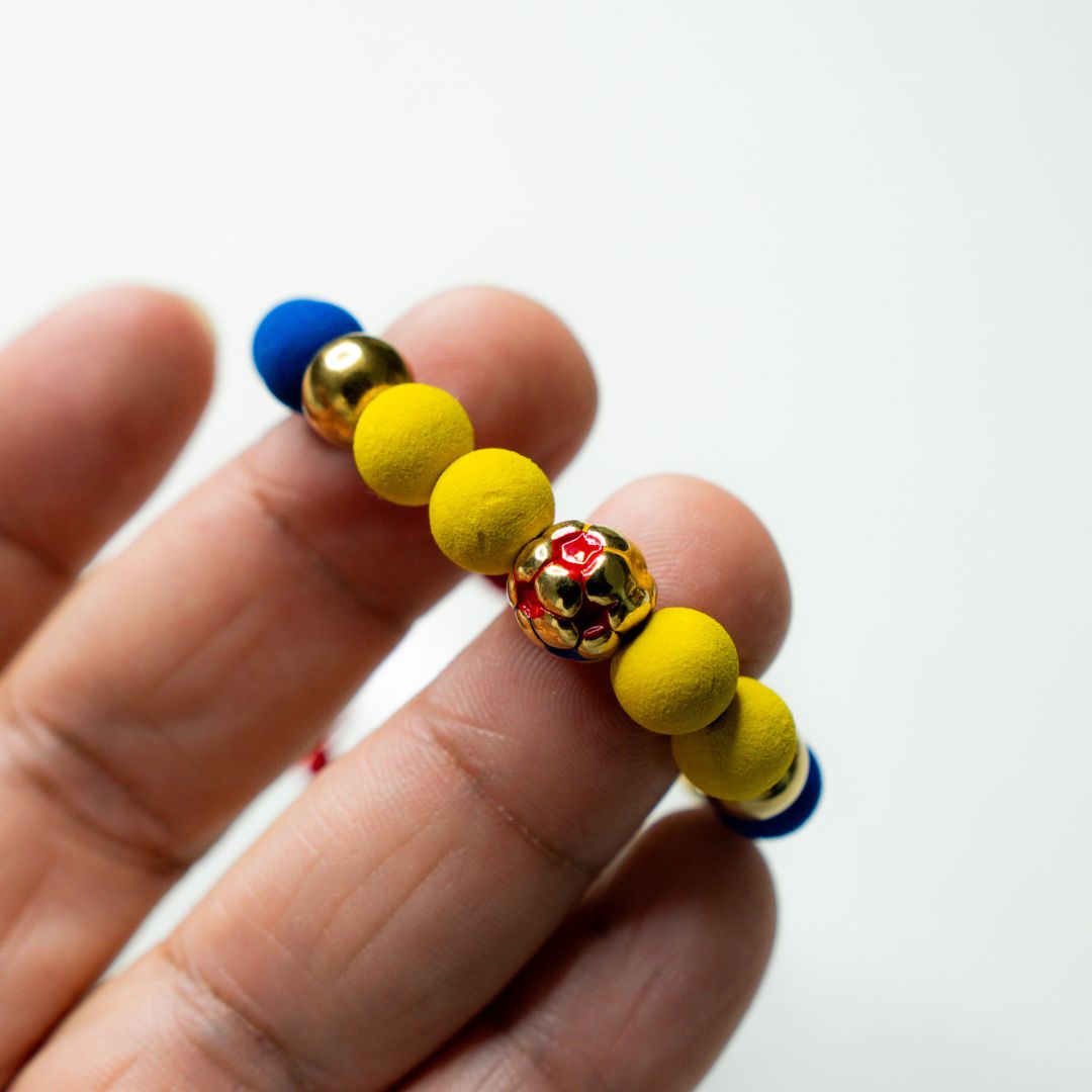 Pulsera Amo Colombia (Baño de Oro 18K)