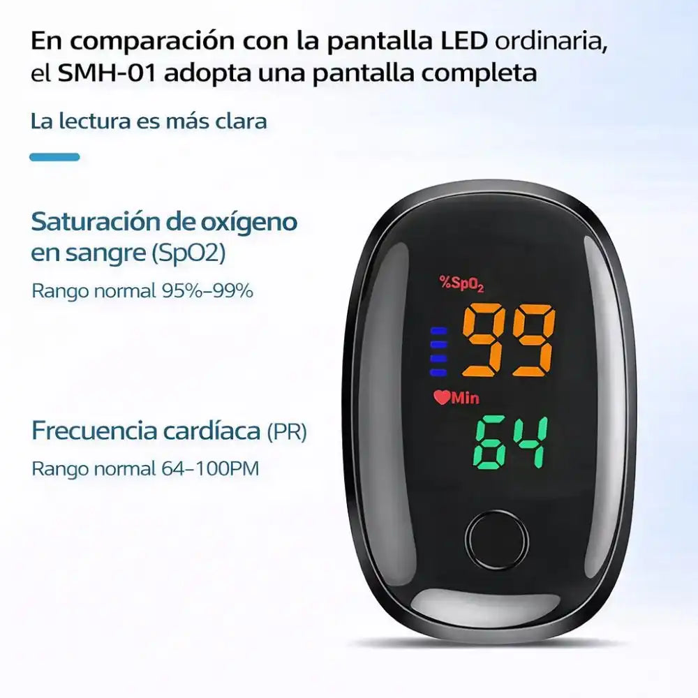 OXÍMETRO DIGITAL DE DEDO – Controla tu oxígeno y puso en segundos