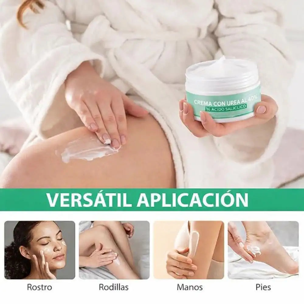 CREMA DE UREA 40% – Repara talones agrietados y suaviza la piel seca