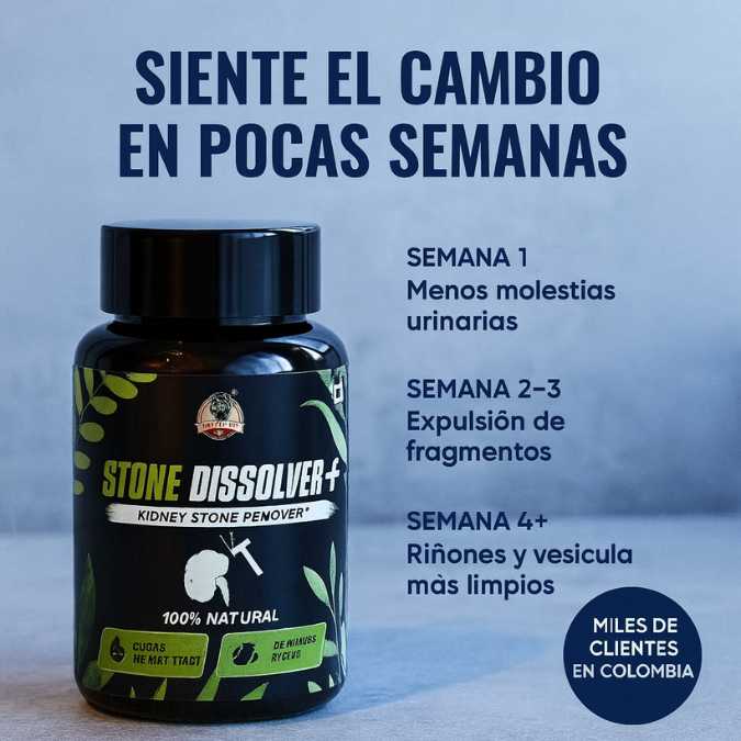Stone Dissolver+ Elimina y previene todo tipo de cálculos