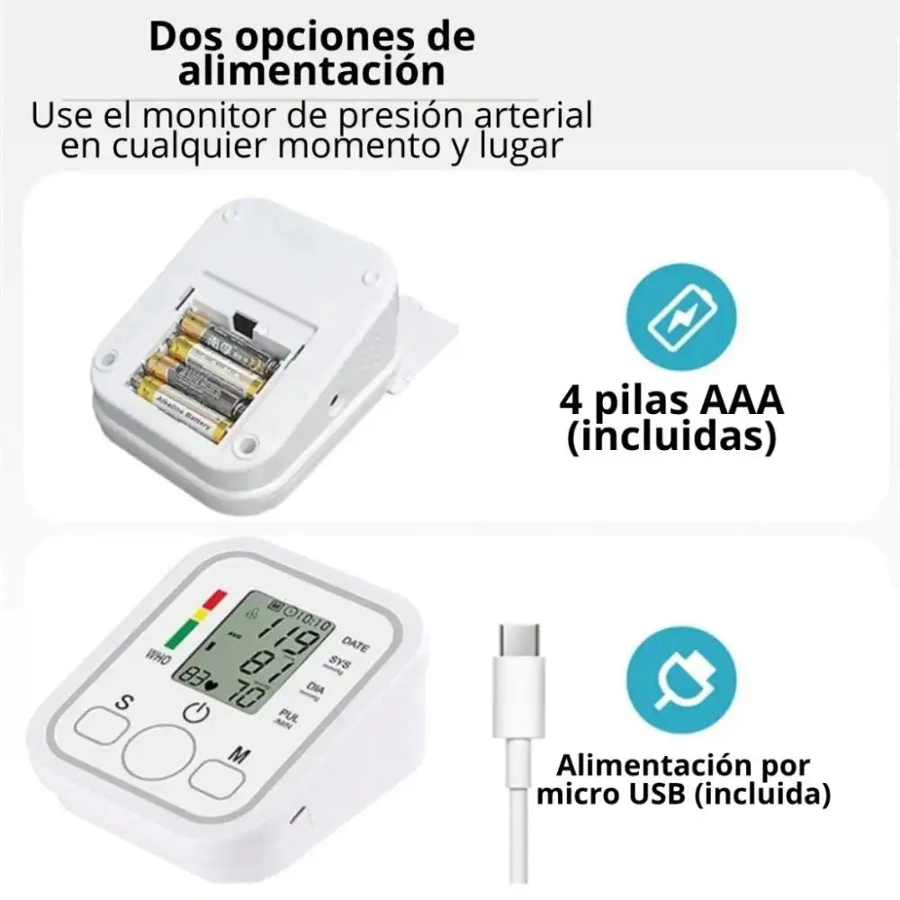 Tensiómetro Digital de Brazo con voz
