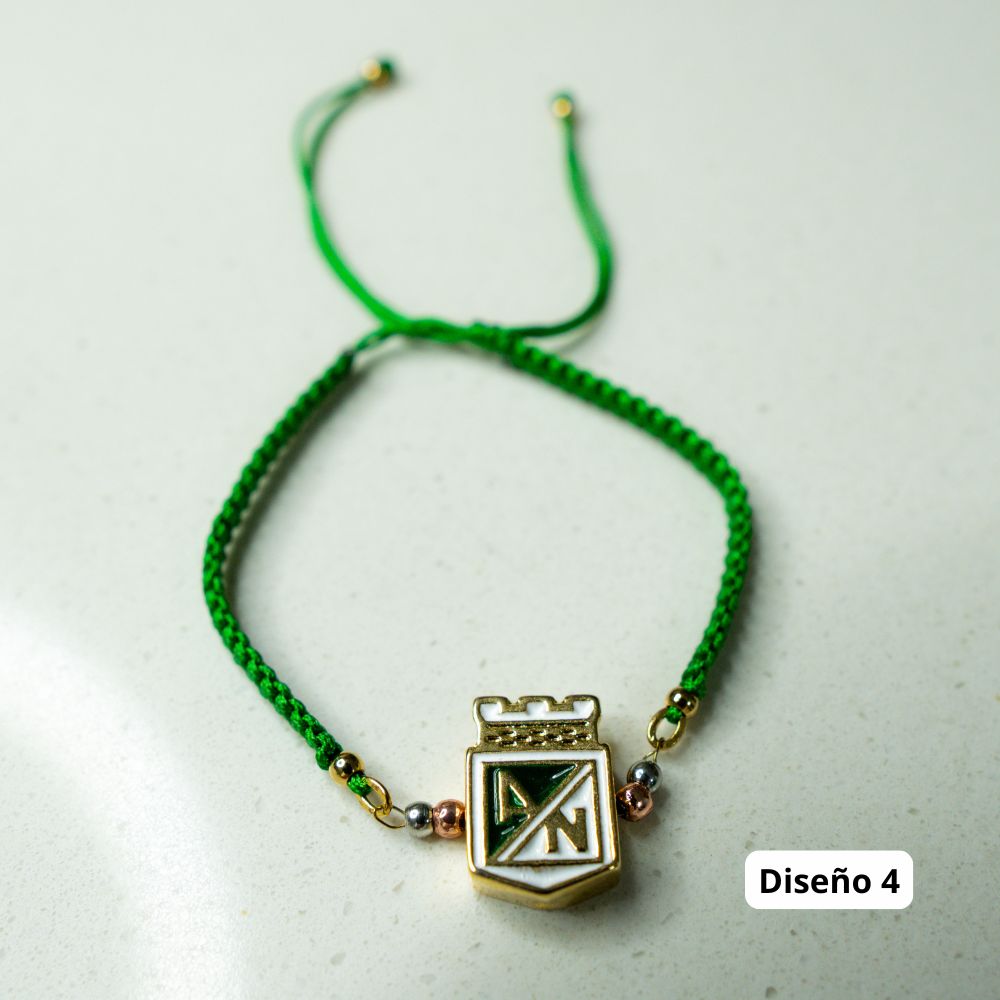 Pulsera Atletico Nacional (Oro laminado 18k)