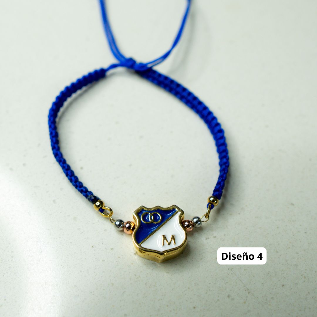 Pulsera Millonarios FC (Oro laminado 18k)
