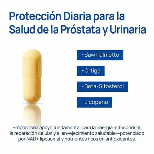 NAD+ Selerb Booster - Cuida tu Próstata y Recupera tu Potencia en la Cama Sin Efectos Secundarios