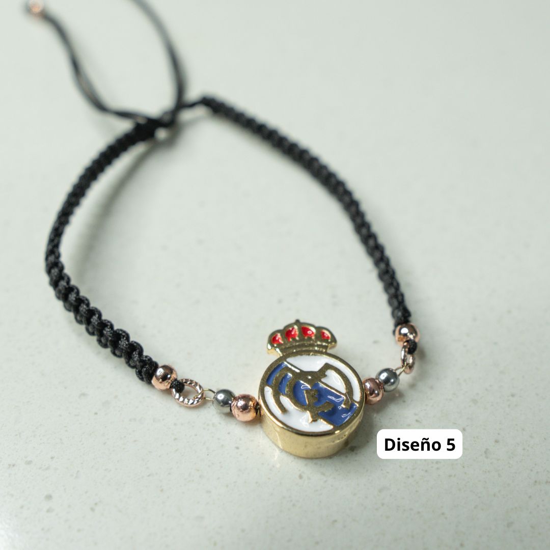 Pulsera Real Madrid (Oro laminado 18k)