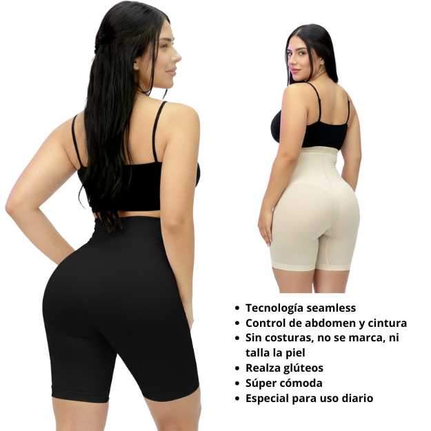 Faja Short Control de Abdomen y Cintura, Levanta Gluteos