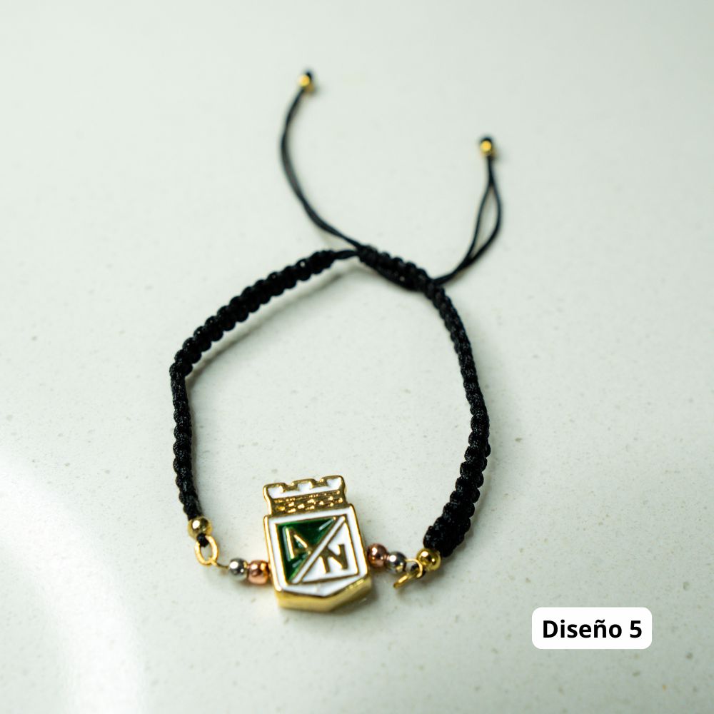 Pulsera Atletico Nacional (Oro laminado 18k)