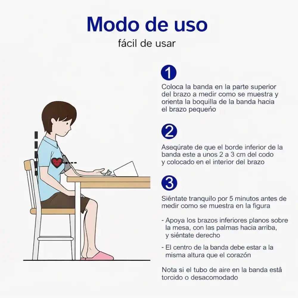 Tensiómetro Digital de Brazo con voz