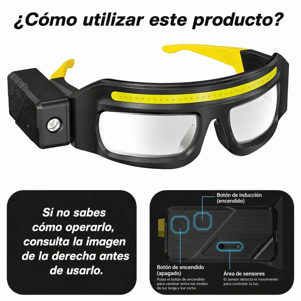 Gafas de seguridad deportivas – Visión más clara de noche y protección total