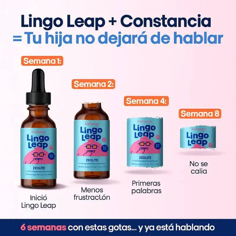Lingo Leap - Mejora la comunicación de tu hijo con ingredientes naturales y seguros