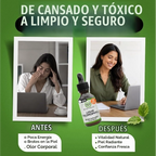 Si después de comer quedas inflado y pesado, incorpora clorofilina y menta en segundos: unas gotas en agua para sentir tu rutina más ligera.