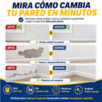 Repara grietas, huecos e imperfecciones desde la primera aplicación con cemento acrílico de alta adherencia, listo para usar en minutos y sin preparar mezclas ni llamar a un maestro.
